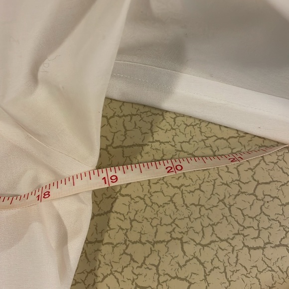 Talbots Wrinkle Resistant White Shirt. P8 - Picture 8 of 10